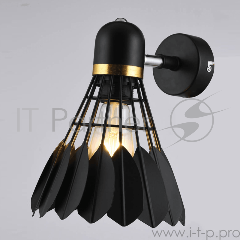 Светильник Hiper 1хЕ27х60Вт Чёрный H037-0