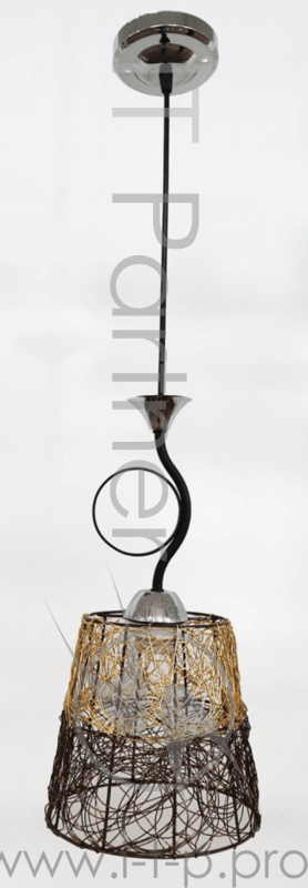 Светильник Hiper 1хЕ27х60Вт Чёрный/Золото H030-0