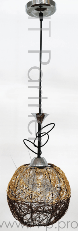 Светильник Hiper 1хЕ27х60Вт Чёрный/Золото H030-1