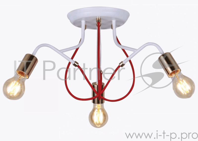 Светильник Hiper E27х3х60Вт Белый с золотом H001-3