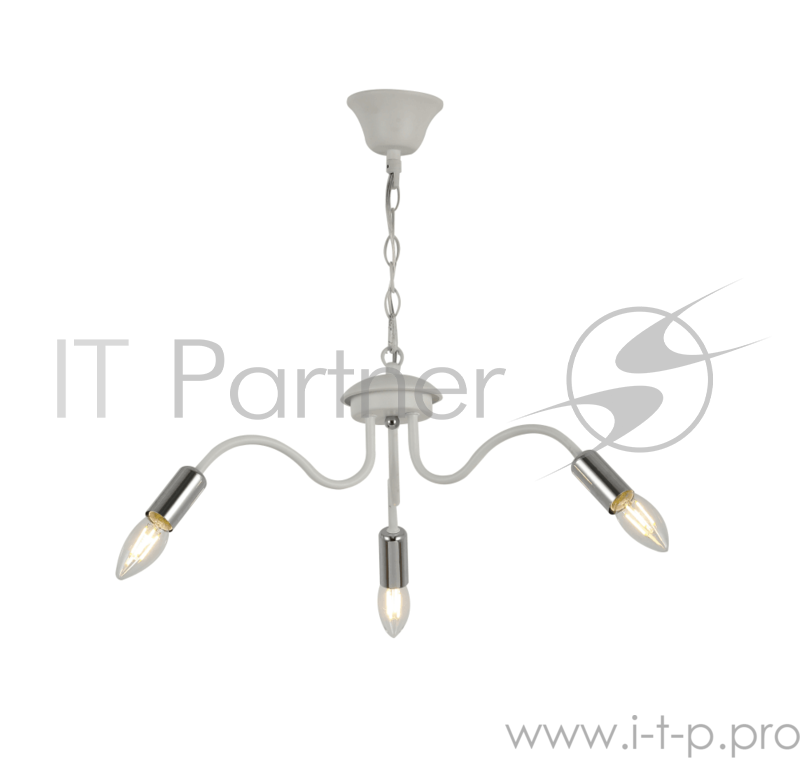 Светильник Hiper Люстра HIPER H123-3 3E1440Вт WHITE/CHROME