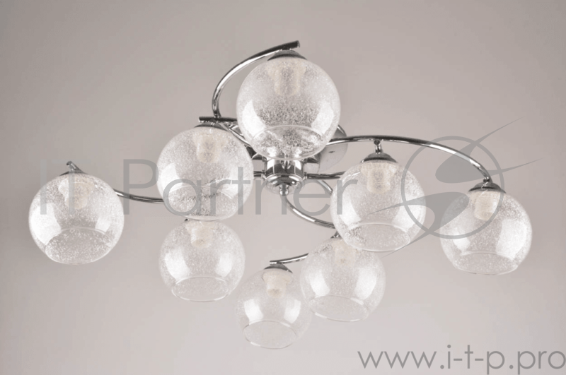 Светильник Hiper 8хЕ27х60Вт Хром H012-8