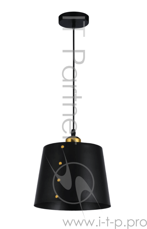 Светильник Hiper Подвес черный/золото 1хE27х60Вт H058-1