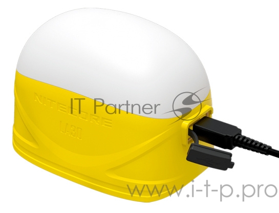 Фонарь походный Nitecore LA30 желтый лам.:светодиод. AAx2 (17444)