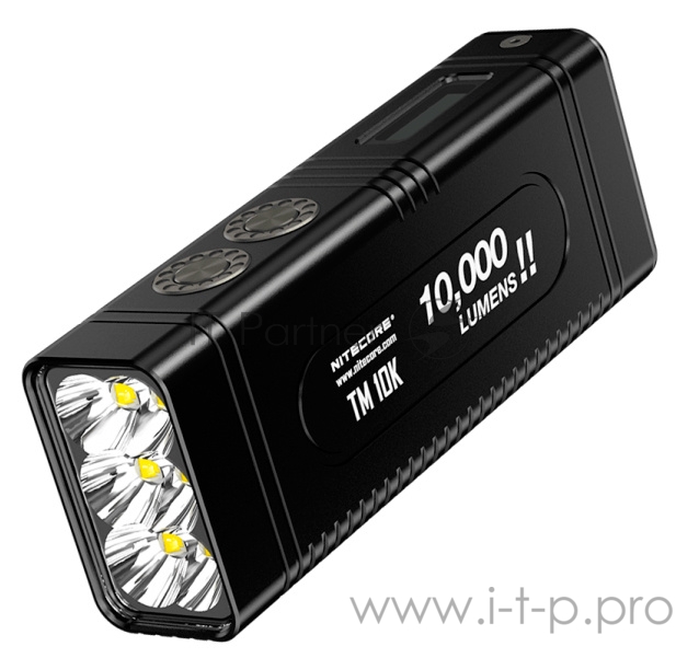 Фонарь ручной Nitecore TM10K черный лам.:светодиод.x1 (17683)