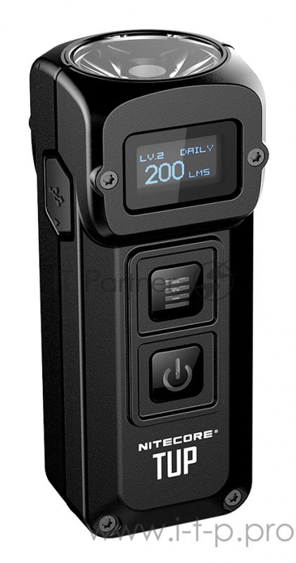 Фонарь ручной Nitecore Tup черный лам.:светодиод.x1 (18254)
