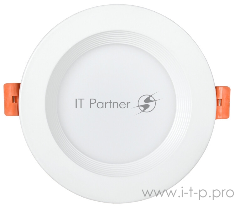 Светильник светодиодный Iek LDVO0-1801-10-3000-K01 ДВО 1801 PRO белый круг 10Вт 3000K IP40 {алюмин. корпус, диам 118 мм}