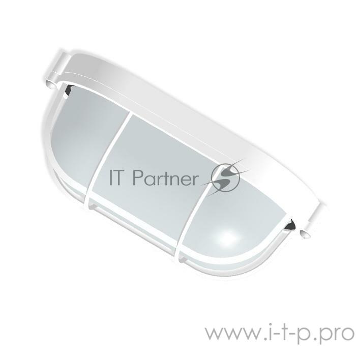 Светильник НПП 03-60-022 Банник 1402 овал малый 1х60Вт E27 IP65 корпус с решеткой бел. Элетех 1005500939