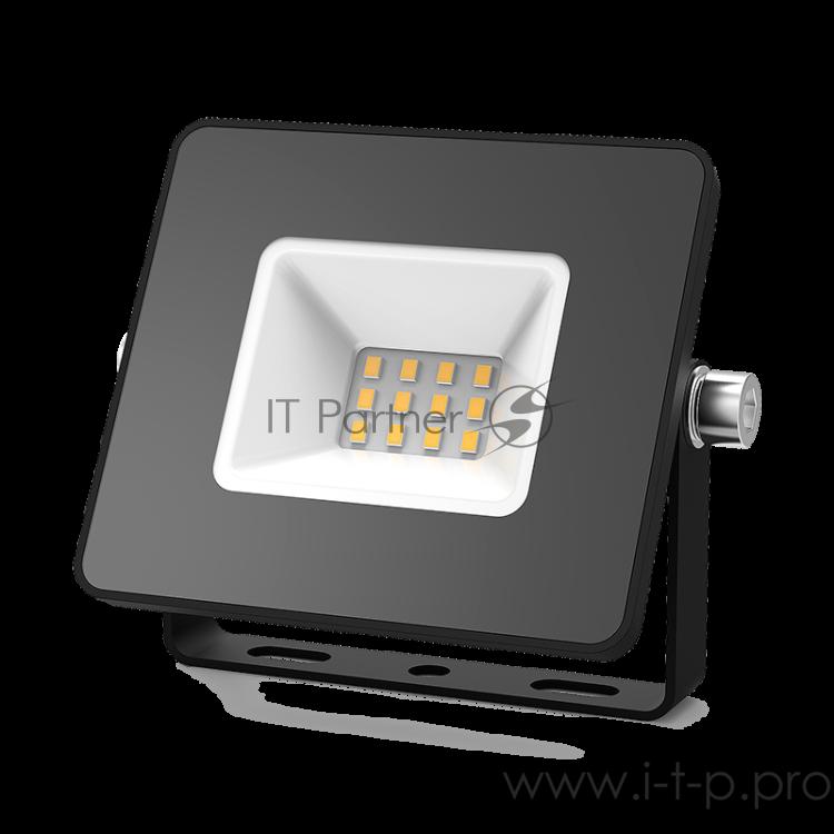 Прожектор светодиодный Gauss LED 10W 670lm IP65 3000К черный | 613527110 | Gauss