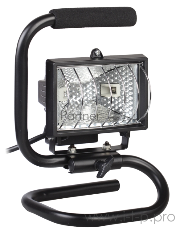 Прожектор ИО 150П 150Вт IP54 черный, переноска | LPI03-1-0150-K02 | IEK