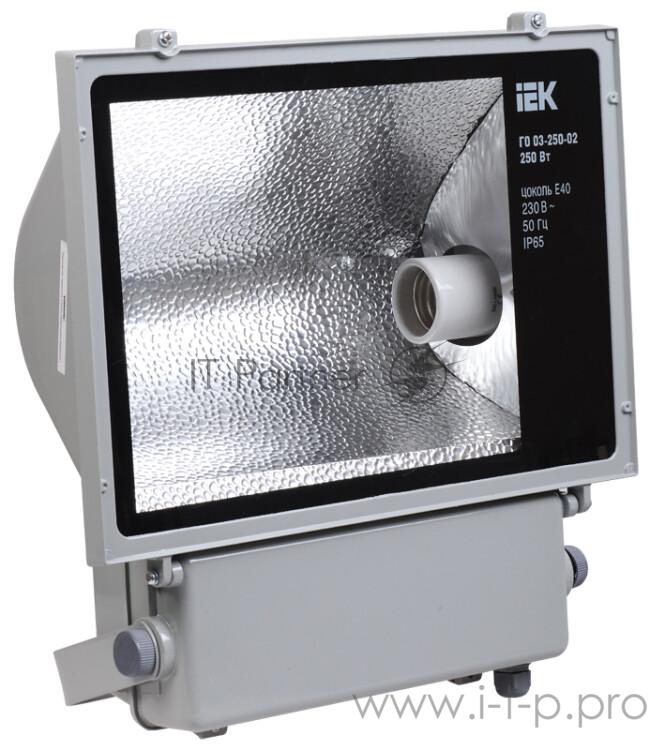 Прожектор ГО 03-250-02 250Вт IP65 серый асимметричный | LPHO03-250-02-K03 | IEK