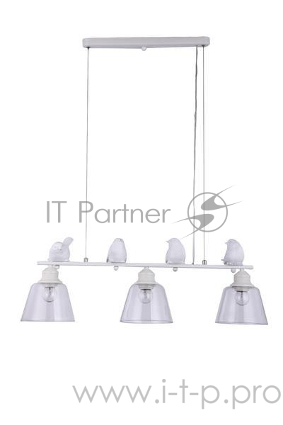 Подвес SELINA E27X3X40W WHITE/SILVER 1188/3P