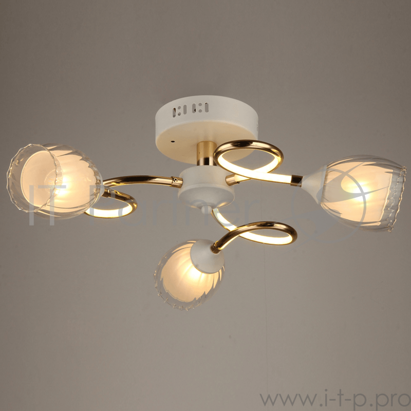 Светильник Hiper Люстра HIPER H811-3 3E2760Вт WHITE/GOLD