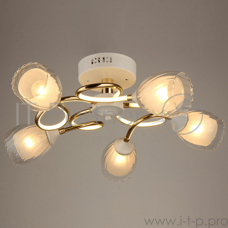 Светильник Hiper Люстра HIPER H811-5 5E2760Вт WHITE/GOLD