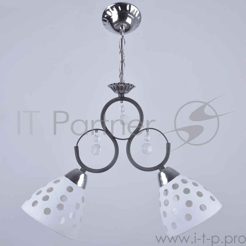 Светильник Hiper Потолочный HIPER H135-2 2E2760Вт BLACK/CHROME