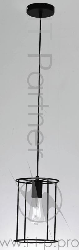 Светильник Hiper Подвес 1хЕ27х60Вт Чёрный H046-1
