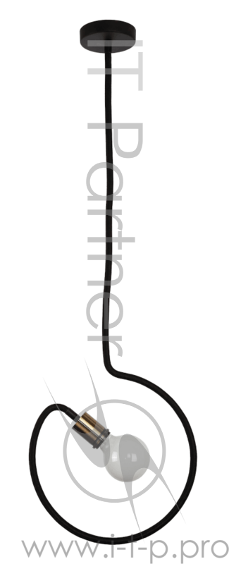 Светильник Hiper Подвес 1хЕ27х60Вт Чёрный H048-0