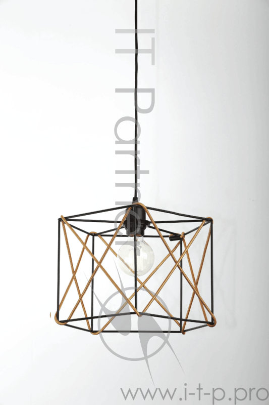 Светильник Hiper Подвес 1хЕ27х60Вт Чёрный/Жёлтый H050-1