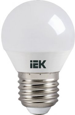 светодиодные лампы Iek LLE-G45-3-230-30-E27 Лампа светодиодная ECO G45 шар 3Вт 230В 3000К E27 IEK