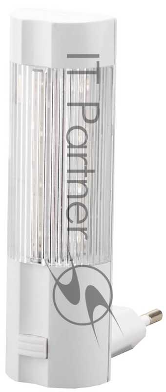 Светильник-ночник СВЕТОЗАР, 4 светодиода (LED), с выключателем, белый свет, 220В