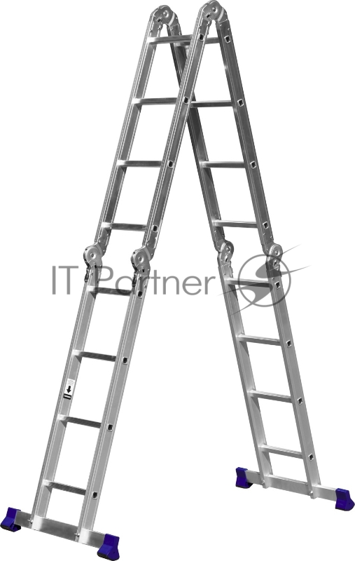 Лестницы, стремянки Лестница-трансформер СИБИН алюминиевая, 4х4 38852