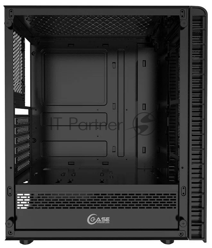 Корпус Powercase Mistral Z4С Mesh LED, Tempered Glass, 4x 120mm 5-color fan, чёрный, ATX (CMIZ4C-L4)