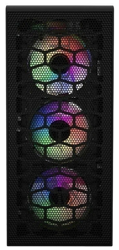 Корпус Powercase Mistral Z4С Mesh LED, Tempered Glass, 4x 120mm 5-color fan, чёрный, ATX (CMIZ4C-L4)