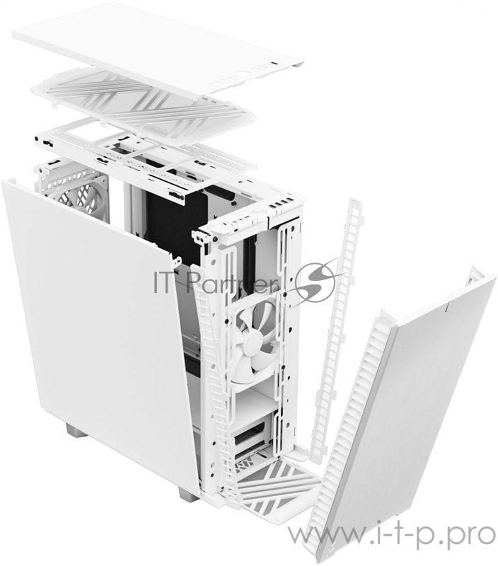 Корпус Fractal Design DEFINE 7 COMPACT WHITE / ATX / 1x140mm & 1x120mm fans inc. / FD-C-DEF7C-05
