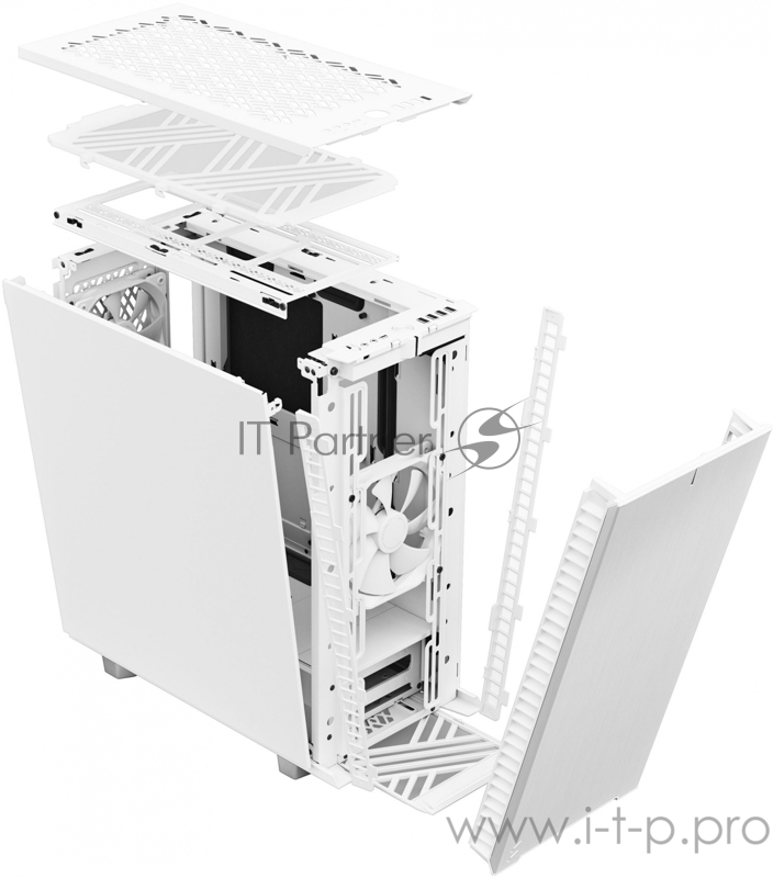 Корпус Fractal Design DEFINE 7 COMPACT WHITE / ATX / 1x140mm & 1x120mm fans inc. / FD-C-DEF7C-05