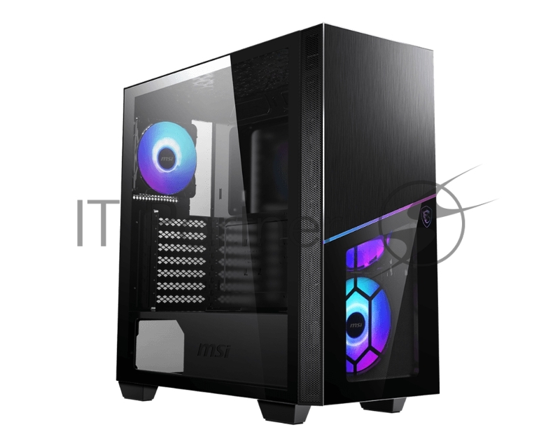 Корпус MSI MPG SEKIRA 100R / mid-tower, E-ATX, tempered glass / 4x120mm ARGB fans inc. / MPG SEKIRA 100R