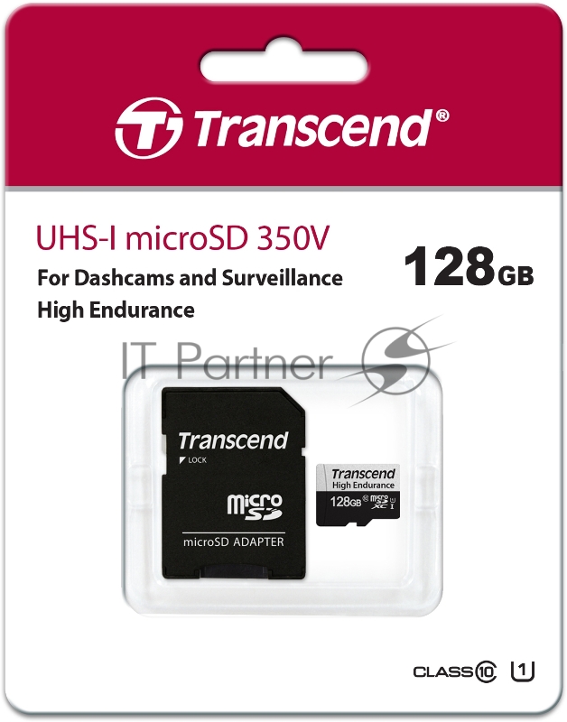 Карта памяти 128GB microSD w/ adapter U1, High Endurance