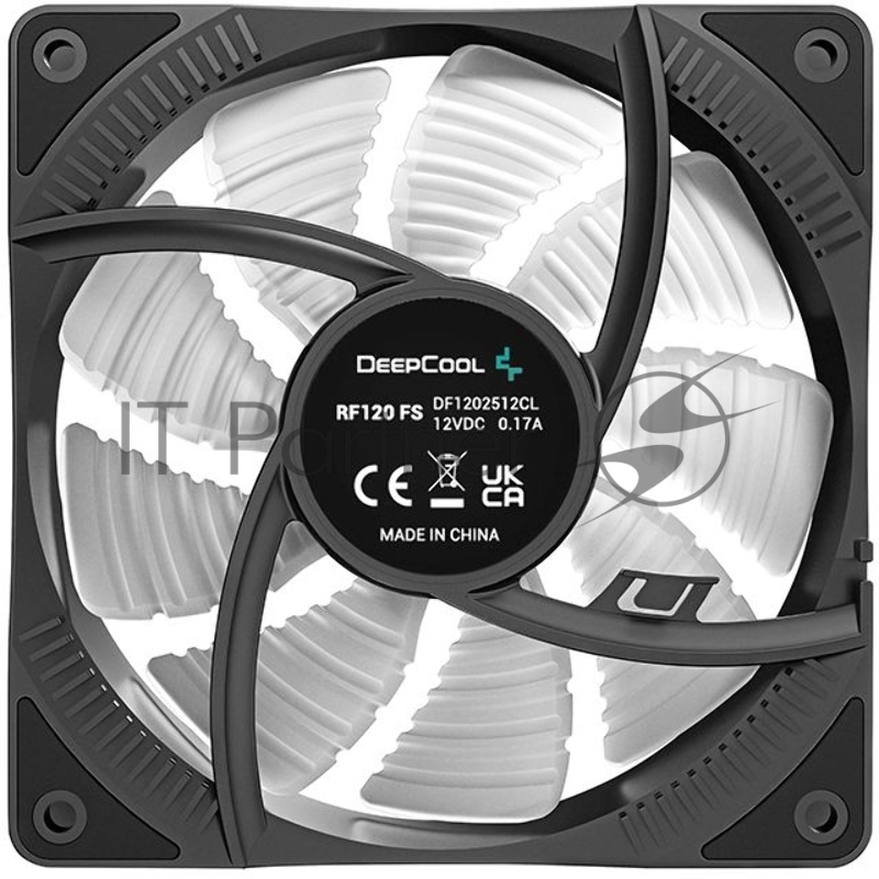 Вентилятор DEEPCOOL RF120FS RGB 120x120x25мм (96шт./кор, PWM, RGB подсветка, 500-1500об/мин) Retail