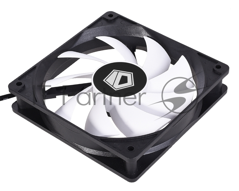 Вентилятор ID-COOLING FL-12025 120x120x25мм (80шт./кор, 3pin, черный, 1250об/мин, супертихий) BOX