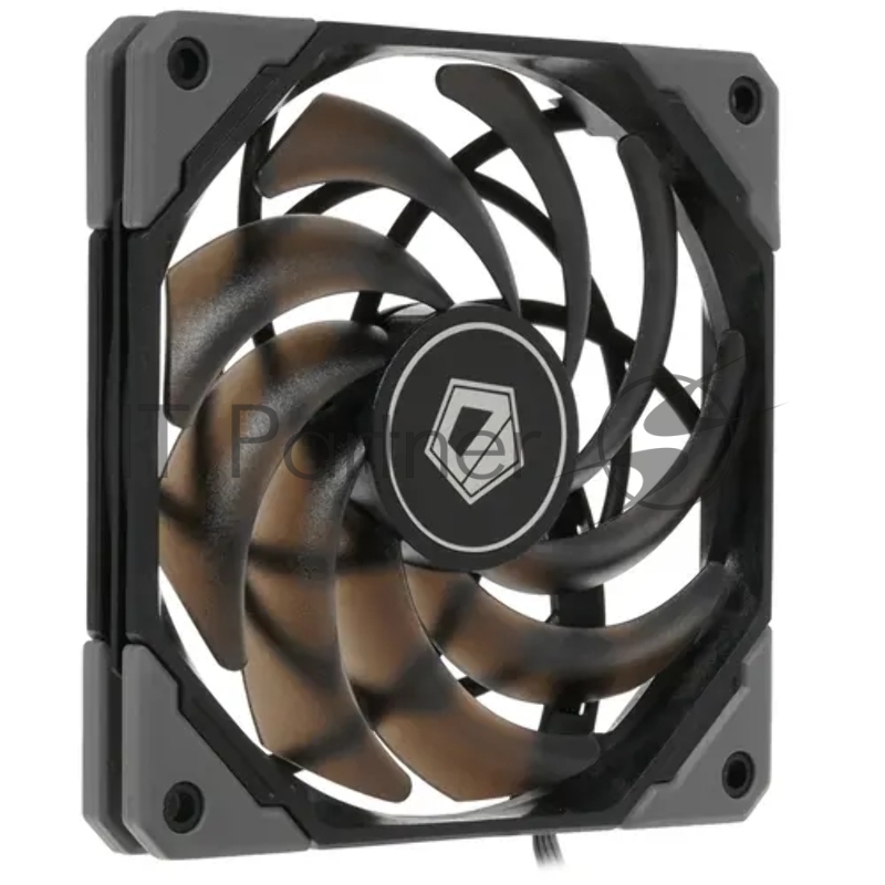 Вентилятор ID-COOLING NO-12015-XT 120x120x15мм (40шт./кор, PWM, Low Noise, супер-тонкий, резиновые углы, черный, 700-2000об/мин) BOX