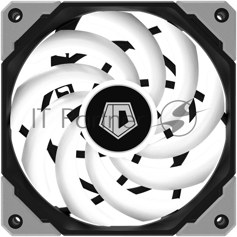 Вентилятор ID-COOLING NO-12015-XT-ARGB 120x120x15мм (40шт./кор, PWM, Low Noise, супер-тонкий, ARGB, резиновые углы, черный, 500-2000об/мин) BOX