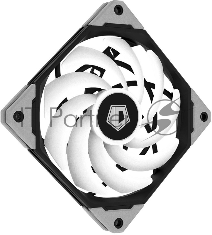 Вентилятор ID-COOLING NO-12015-XT-ARGB 120x120x15мм (40шт./кор, PWM, Low Noise, супер-тонкий, ARGB, резиновые углы, черный, 500-2000об/мин) BOX