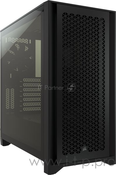 4000D Airflow Tempered Glass Mid-Tower, Black CC-9011200-WW