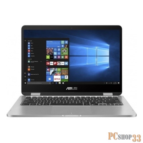 Ноутбук ASUS TP401MA-BZ261T Touch +cable+Stylus 14(1366x768)/Touch/Intel Celeron N4020(1.1Ghz)/4096Mb/128 eMMCGb/noDVD/Int:Intel UHD Graphics 600/Cam/BT/WiFi/war 1y/1.5kg/Light Grey/W10
