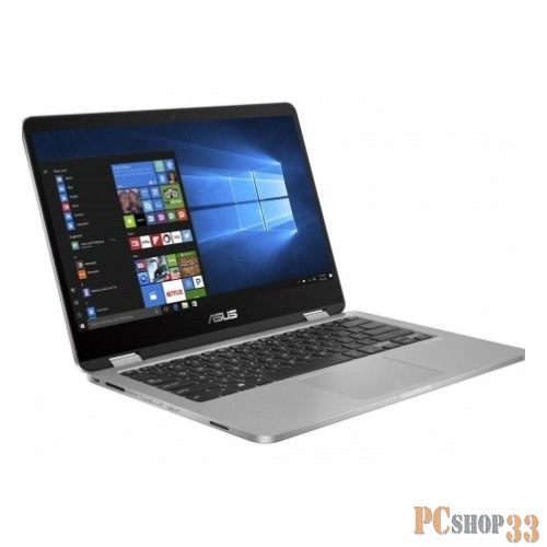 Ноутбук ASUS TP401MA-BZ261T Touch +cable+Stylus 14(1366x768)/Touch/Intel Celeron N4020(1.1Ghz)/4096Mb/128 eMMCGb/noDVD/Int:Intel UHD Graphics 600/Cam/BT/WiFi/war 1y/1.5kg/Light Grey/W10