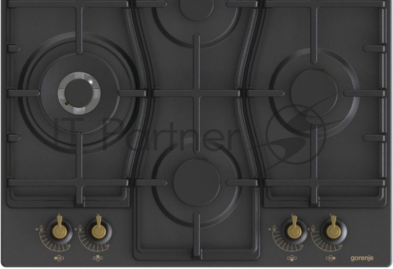 Газовая варочная поверхность Gorenje GW6D42CLB черный
