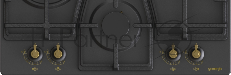 Газовая варочная поверхность Gorenje GW6D42CLB черный