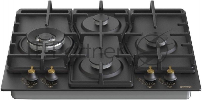 Газовая варочная поверхность Gorenje GW6D42CLB черный