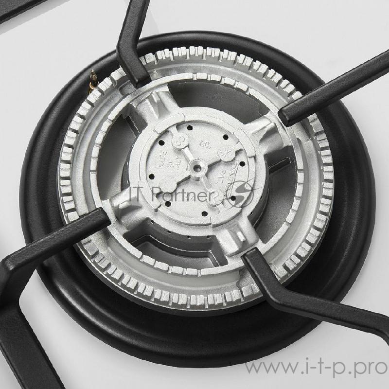 Газовая панель MAUNFELD Газовая панель MAUNFELD/ Газ, Тип: газовая 60см, Независимая, Переключатели поворотные, Конфорки 4 шт, Газ-контроль, Электроподжиг, WOK, Жаропрочное стекло, Чугунные решетки, Белый