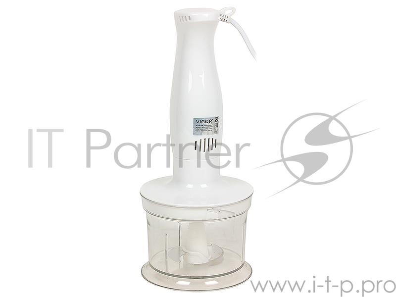 Блендер Vigor HX-5909 (погружной блендер + чоппер, 200 Вт, система защиты от случайного включения)