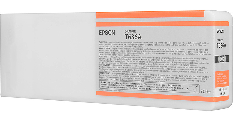 Расходные материалы EPSON C13T636A00 SP 7900 / 9900 : Orange 700 ml