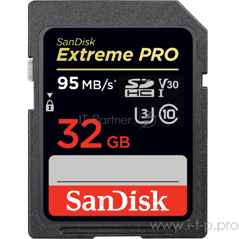 Карта памяти 32ГБ SanDisk Extreme Pro SDSDXXG-032G-GN4IN SecureDigital HC UHS-I