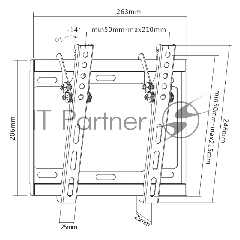 Кронштейн ЖК телевизор ULTRAMOUNTS UM831TW 23- 42