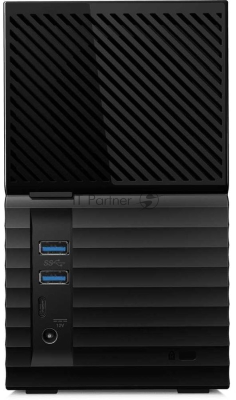 Накопитель на жестком магнитном диске WD Внешний жёсткий диск WD My Book Duo (New) WDBFBE0280JBK-EESN 28ТБ 3,5 5400RPM USB 3.0 (G9C) RAID