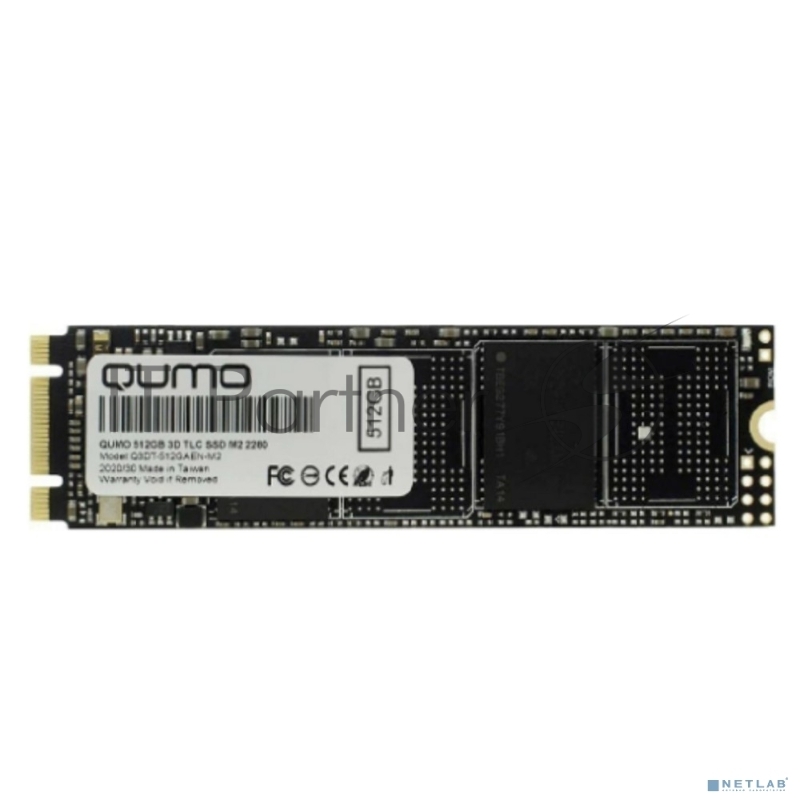 Накопитель SSD 512GB M2 QUMO Novation TLC 3D (Q3DT-512GAEN-M2)