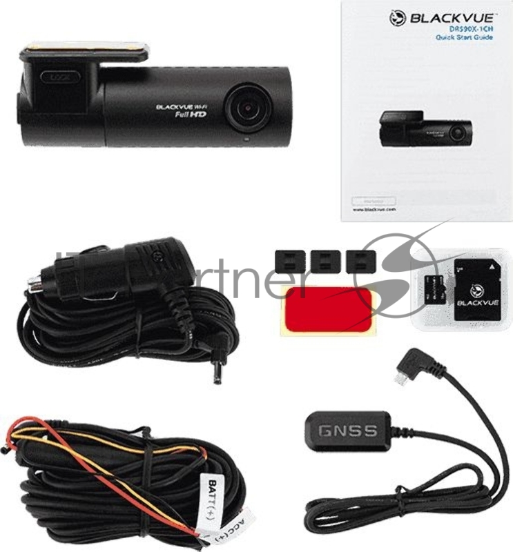 Видеорегистратор Blackvue DR590X-1CH черный 2.1Mpix 1080x1920 1080p 139гр. GPS карта в комплекте:32Gb Allwinner V3